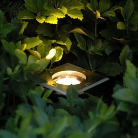 Подовият прожектор стомана 10,5 см IP65 - Basic Square