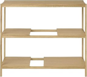 Стелаж от декор от дъб в естествен цвят 105x92x40 cm Sukoya – Blomus