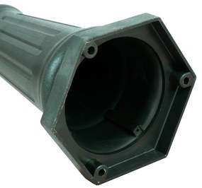 Класически външен фенер тъмнозелен 217 см 3 светлини IP44 - New Haven