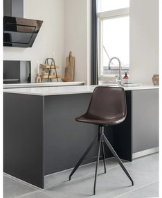 Тъмнокафяви бар столове в комплект от 2 броя 84 см Monaco - House Nordic