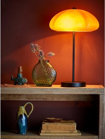 Настолна лампа в цвят жълта охра със стъклен абажур (височина 46,5 cm) Kinoko – Bloomingville