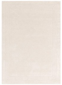 Ръчно изработен вълнен килим в цвят слонова кост 120x170 cm Orlo Ivory – Asiatic Carpets