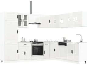 3314993 vidaXL Комплект кухненски шкафове от 14 части Porto, инженерно дърво