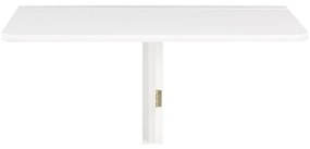 Бяла сгъваема маса за стена , 56 x 80 cm Trento - Støraa