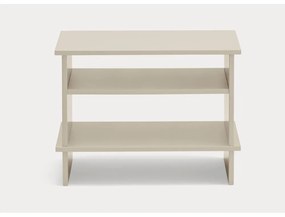 Кремаво нощно шкафче с рафтове Inari – Teulat