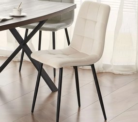 Кухненски стол Mona-Бежово (4) парчета