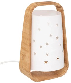 Детска нощна лампа atmosphera Stars, Бамбук, 27 cm