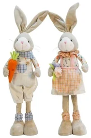 LUCKY RABBIT ДЕКО ЗАЕК С ТЕЛЕСКОПИЧНИ КРАКА 15/9/57 СМ АСОРТИ 48270020517