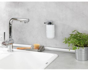 Бял самозадържащ се керамичен дозатор за сапун 0,25 л Woya - Wenko