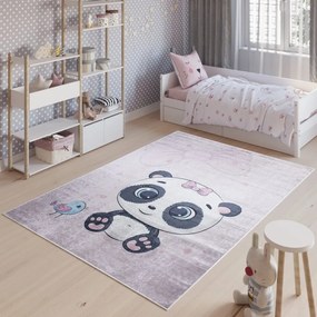 Детски килим с очарователен мотив на панда Ширина: 120 см | Дължина: 170 см