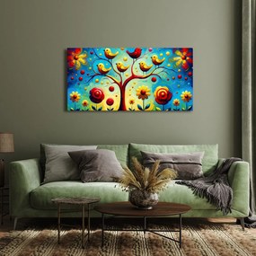 Картина на платно – Цветно дърво на живота