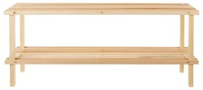 Стойка за обувки от масивна ела в естествен цвят – Premier Housewares