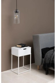 Бяло нощно шкафче Mitra - Actona