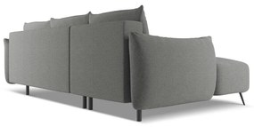 Светлосив ъглов диван (ляв ъгъл) Malie – Makamii