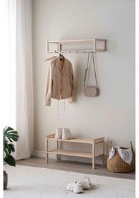 Стойка за обувки от масивен дъб естествена Confetti – Rowico