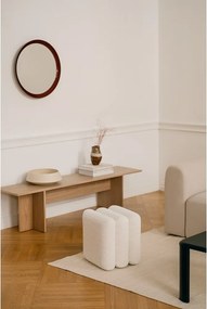 Бежова табуретка от прежда с примки от букле Radd – noo.ma