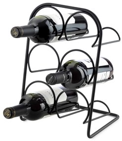 Метална стойка за вино за 6 бутилки - Compactor