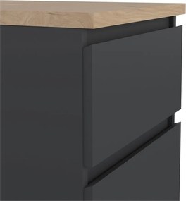 Тъмносив скрин 40x111x50 cm Naia – Tvilum