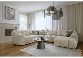 Бежов ъглов диван (ляв ъгъл/U форма) Shell – Miuform