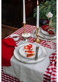 Ленена кърпа за съдове 45x65 cm Red Gingham – Linen Tales