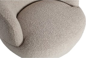 Светлосиво въртящо се кресло Wolly – WOOOD