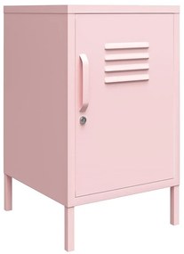 Светлорозово метално нощно шкафче Cache – Novogratz