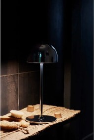 Тъмносива LED настолна лампа с дистанционно управление с метален абажур (височина 30 cm) Tim – Sirius