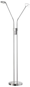LED затъмняваща се подова лампа в сребрист цвят (височина 150 cm) Dent – Fischer & Honsel