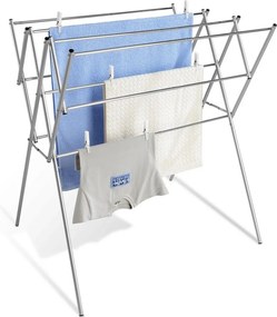 Сушилня за дрехи в блестящо сребрист цвят 8 m – Wenko