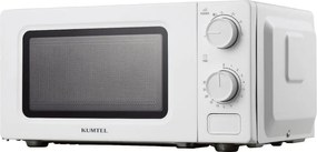 Микровълнова фурна Kumtel HM-19, 600W, 17 л, 6 степени, Таймер, Размразяване, Бял