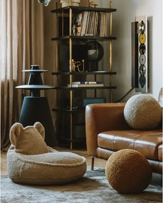 Кафява детска възглавница за диван от букле Ball – Wigiwama