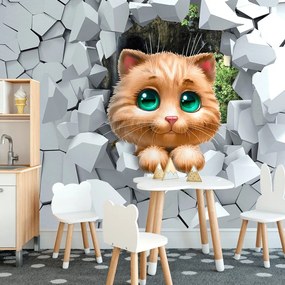 Самозалепващ тапет – Сладка котка