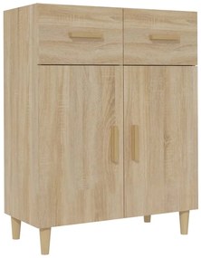 812189 vidaXL Сайдборд, дъб сонома, 69,5x34x89 см, инженерно дърво