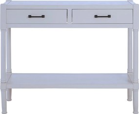 Бяла конзолна маса от масивен бор 35x91 cm Heritage – Premier Housewares