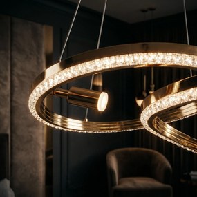 ВИСЯЩА ТАВАННА ЛАМПА LED G158-CP GOLD