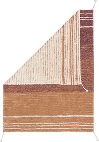 Памучен килим в тухлен цвят 170x240 cm Twin Toffee – Lorena Canals