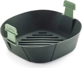 Кошница за фритюрник с горещ въздух Lekue 1009494, 22.1x22.1 см, -20°C / +220°C, Силикон, Черен