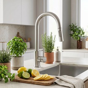 Смесител за кухня Rea Fresh Touch Brush Nickel