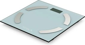 Кантар Tesla BS301WX, 180 кг, Дигитален, LCD дисплей, 30х30 см, Бял/Инокс