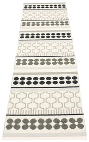 Сива и кремава пътека за открито и закрито 70x270 cm Asta Warm Grey – Pappelina