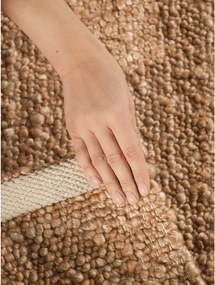 Бежова ръчно изработена пътека от букле 80x200 cm Notting Hill Portobello – Ted Baker