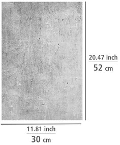 Капаци за печки от закалено стъкло в комплект от 2 броя 52x30 cm Concrete - Allstar