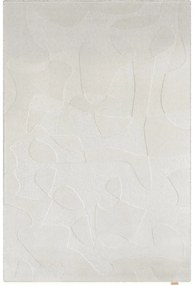 Светлосив вълнен килим 160x230 cm Morphic Botanica – Agnella