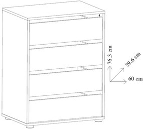Скрин Bolt 4 чекмеджета