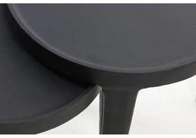 Кръгли странични масички в комплект от 2 бр. ø 43 cm Tobias – Light &amp; Living