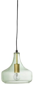 Зелено висящо осветително тяло със стъклен абажур ø 25,5 cm Yuser – Bloomingville