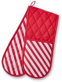 Памучена двойна кухненска ръкавица Candy Cane – Catherine Lansfield