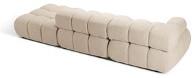 Бежов модулен диван от прежда с примки от букле 288 cm Bellis – Micadoni