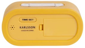 Жълт гумиран будилник Gummy - Karlsson