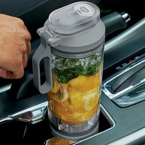 Преносим блендер Ninja Blast Max BC251EUSL, 14.4W, 11.1V, 570 мл, 19000 об/мин, Трошене на лед, До 25 цикъла, Без BPA, Сребрист